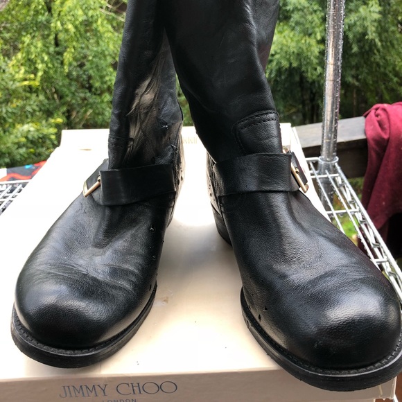 Jimmy Choo Motorcycle Boots - Picture 2 of 3